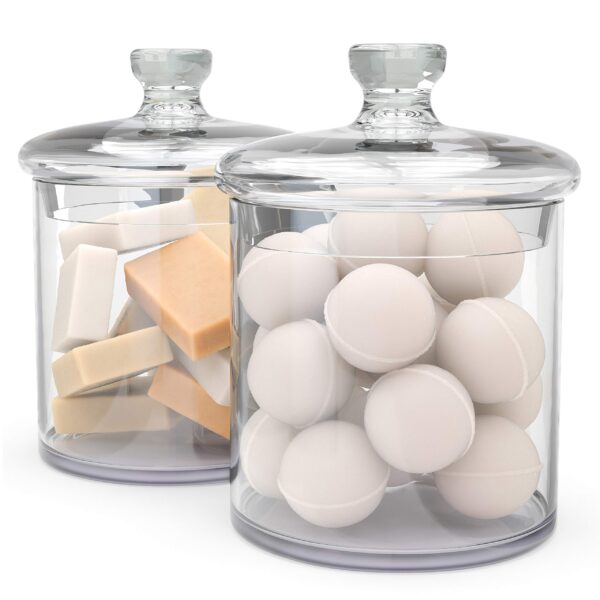 Quality Glass Make, Bathroom Canisters