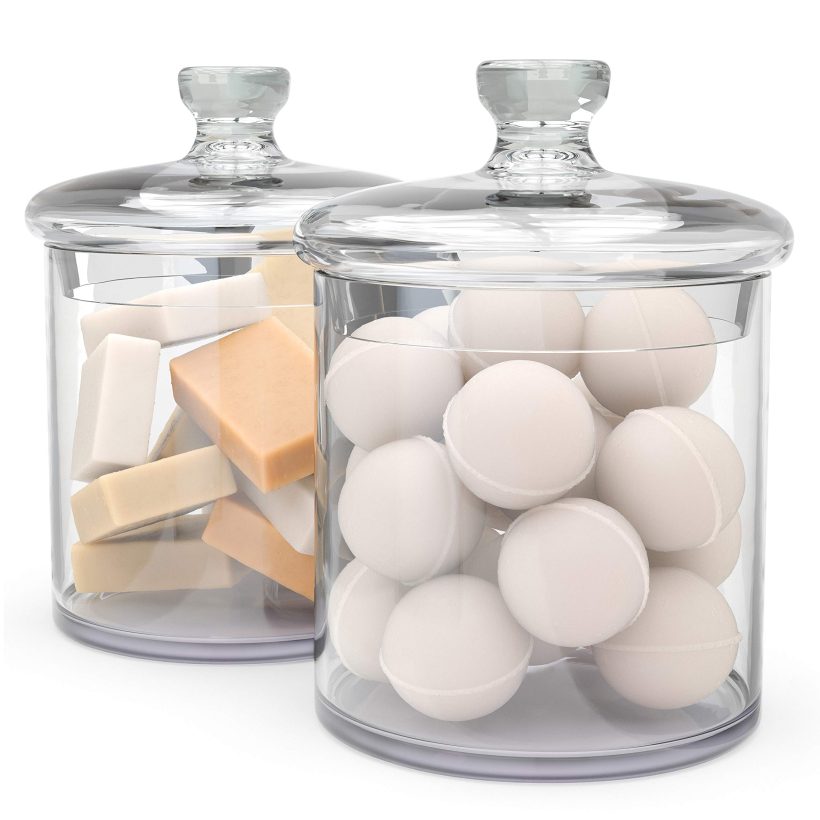 Quality Glass Make, Bathroom Canisters