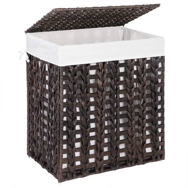 SONGMICS Handwoven Laundry Hamper