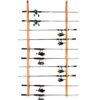 Fishing Rod Rack for Fishing Rods, Hiking Poles, Ski Poles