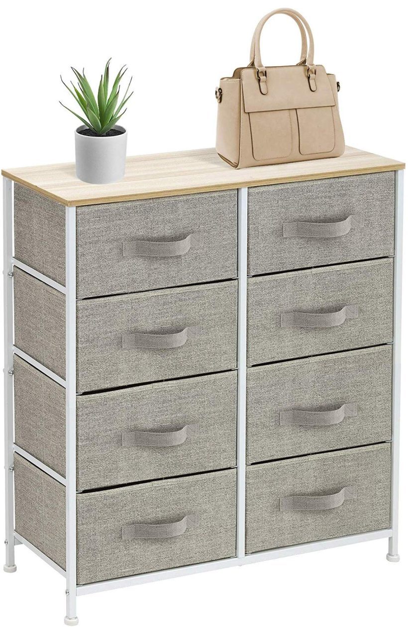 Sorbus Dresser with 8 Drawers - Furniture Storage Chest