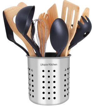 Kitchen Stainless Steel Cooking Utensil Holder