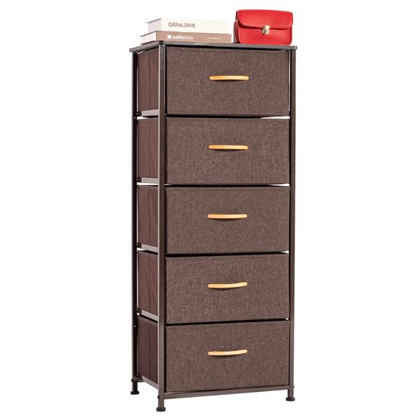 WAYTRIM Vertical Dresser Storage Tower with 5 Drawers