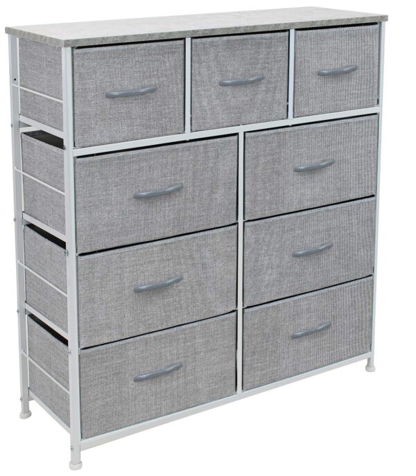 Sorbus Dresser with 9 Drawers - Furniture Storage Chest Tower