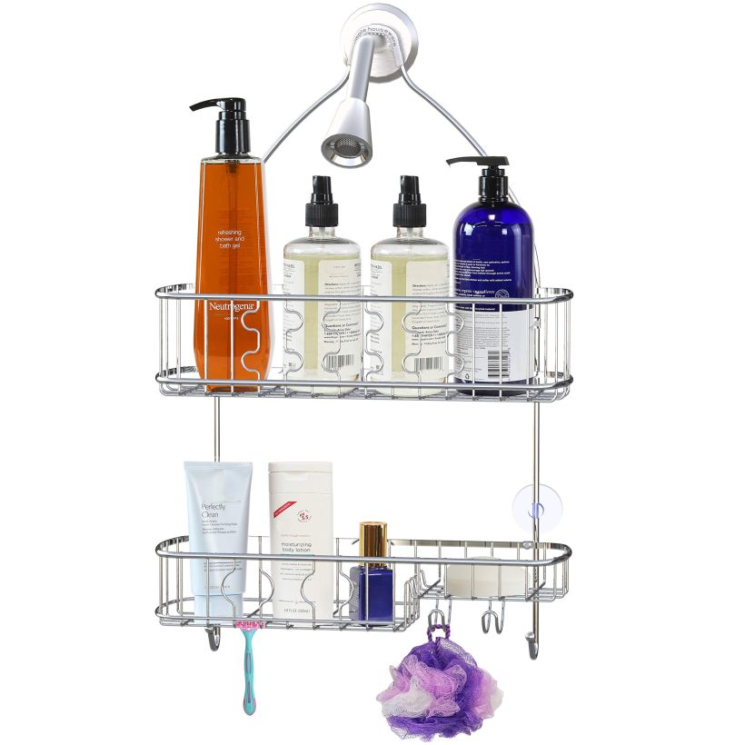Bathroom Hanging Shower Head Caddy Organizer