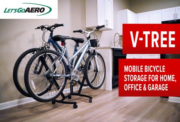 Let's Go Aero V-Tree-2 Two Bike Home, Garage & Office Mobile