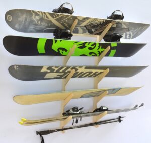 Snowboard Ski Hanging Wall Rack