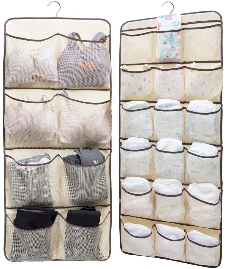 Dual-Sided Hanging Closet Organizer for Underwear