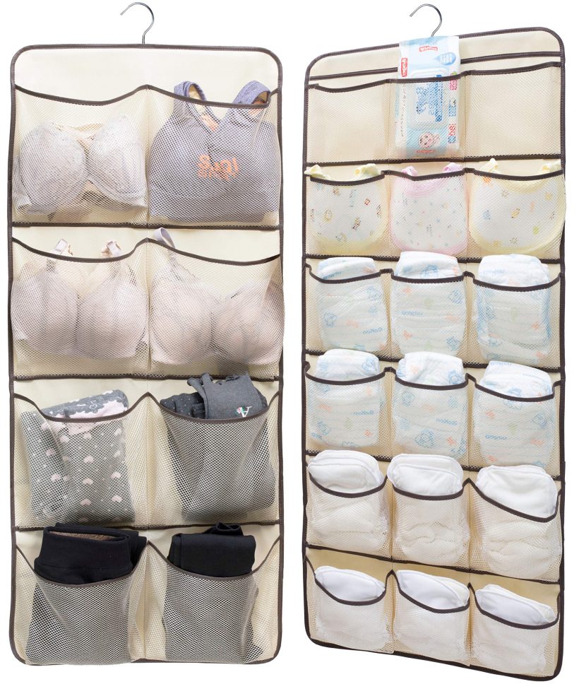 Dual-Sided Hanging Closet Organizer for Underwear