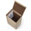 Collapsible Laundry Hamper with Lid and Liner