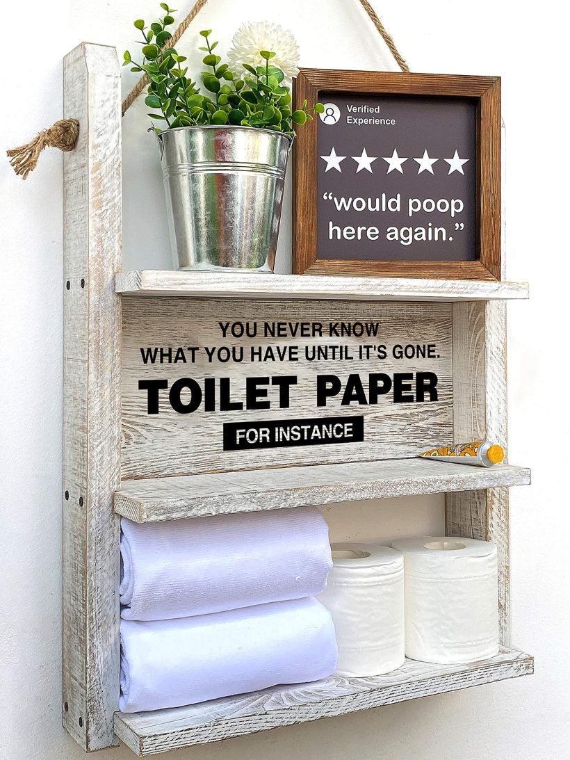 Toilet Paper Storage, or Box Diaper Organizer