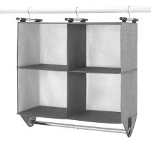 Whitmor 4 Section Fabric Closet Organizer Shelving