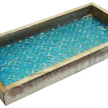 Holder for Guest Hand Towel Mosaic Tray for Luxurious Bath countertop