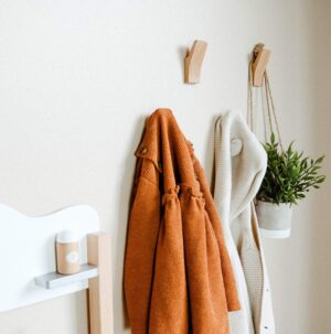 Magnifico Premium Wooden Hooks, Rustic Wall Hook