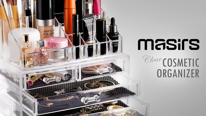 Clear Cosmetic Storage Organizer Jewelry and Hair Accessories