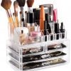 Clear Cosmetic Storage Organizer Jewelry and Hair Accessories