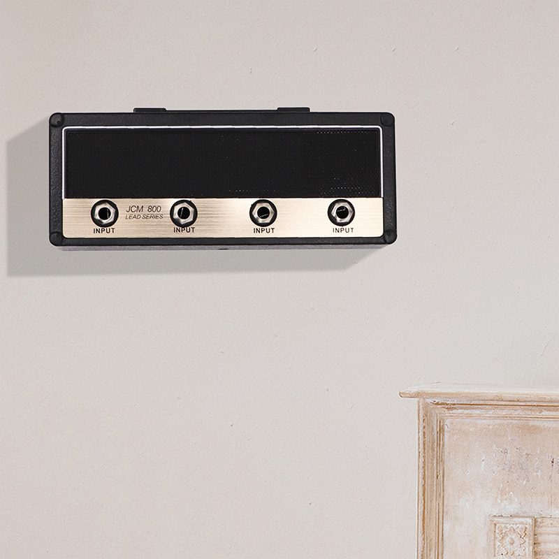 Rock Out with Style: Guitar Keychain Holder Jack Electric Key Rack
