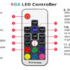 LED Wall Hook Drum Kit Multi-color