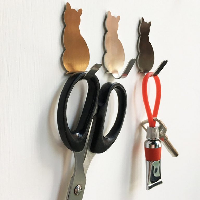 Little Pets Self-Adhesive Wall Hooks: Key Storage with a Playful Touch