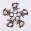 Ride in Style: Heavy Duty Brass Motorcycle Biker Clasp Key Chain Fob