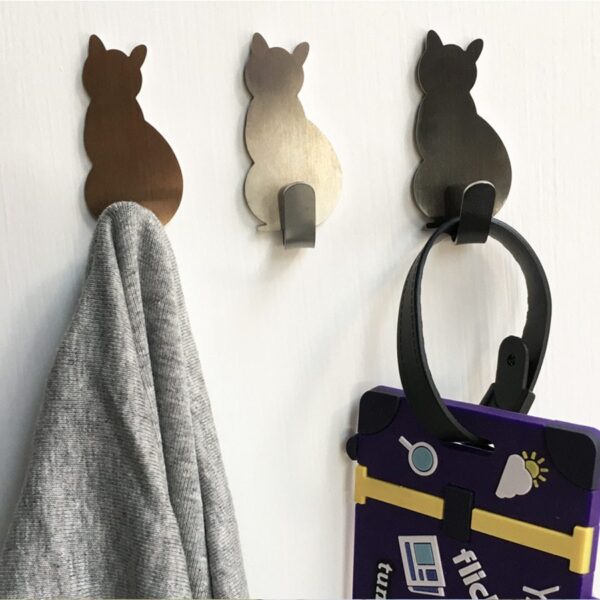 Little Pets Self-Adhesive Wall Hooks: Key Storage with a Playful Touch