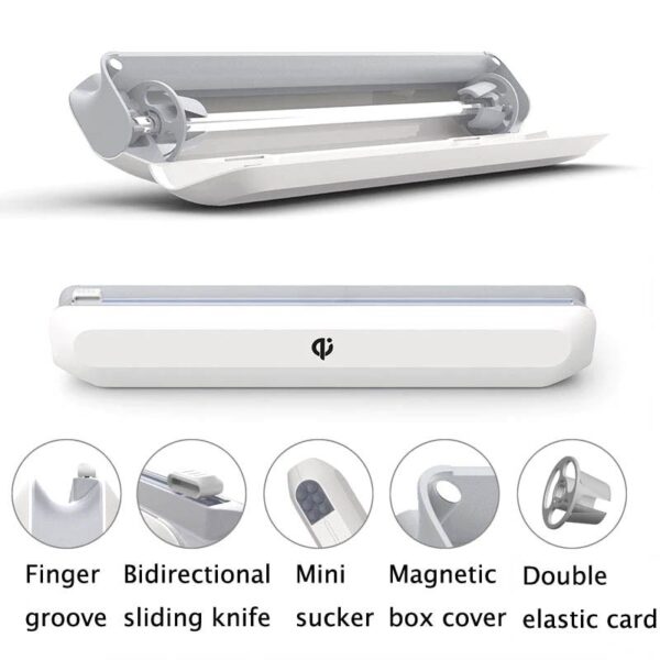 Food Wrap Dispenser Cutter Kitchen Tool