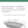 Retractable Sink Drain Basket Storage Rack for Kitchen