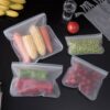 Silicone-Reinforced Ziplock Food Storage Container Bag
