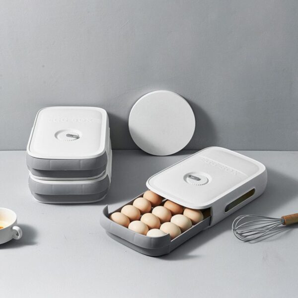 Refrigerator Eggs Holder Organizer Box