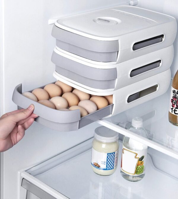 Refrigerator Eggs Holder Organizer Box