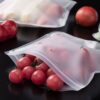 Silicone-Reinforced Ziplock Food Storage Container Bag