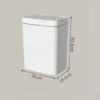 15L Smart Sensor Bathroom Trash Can – Automatic Bagging & Touchless Operation