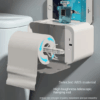 Wall-Mounted Smart Sensor Toilet Paper Holder – Automatic Induction, Waterproof & Space-Saving for Bathroom