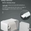 Wall-Mounted Smart Sensor Toilet Paper Holder – Automatic Induction, Waterproof & Space-Saving for Bathroom
