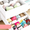 Adjustable Foam-Padded Drawer Dividers – Perfect for Organizing Clothes and Cosmetics in Your Dresser