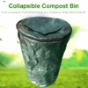 Collapsible Compost Bin with Zipper Top – Ideal for Kitchen & Garden Waste Composting