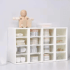 Compact Plastic Organizer Box with 4 Drawers – Perfect for Makeup or Office Storage