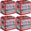 Durable 64-Grid Christmas Ornament Storage Box – Secure Holiday Decoration Organizer