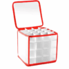 Durable 64-Grid Christmas Ornament Storage Box – Secure Holiday Decoration Organizer
