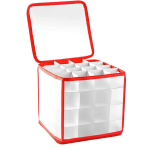 Durable 64-Grid Christmas Ornament Storage Box – Secure Holiday Decoration Organizer