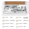 Hydraulic Flip-Up Door Support System – Durable, Easy-to-Use Mechanism for Kitchen Cabinets
