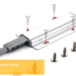 Quiet Door Damper Buffer – Soft Closer for Kitchens and Bathrooms with Hands-Free Operation