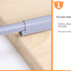 Quiet Door Damper Buffer – Soft Closer for Kitchens and Bathrooms with Easy Installation