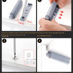 Quiet Door Damper Buffer – Soft Closer for Kitchens and Bathrooms with Hands-Free Operation