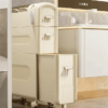 Slim Bathroom Organizer with Floor-to-Ceiling Storage – Ideal for Narrow Spaces & Toilet-Side Areas