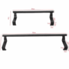 Stainless Steel Over-Cabinet Towel Rack – Space-Saving Organizer for Kitchen & Bathroom