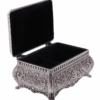 Vintage Jewelry Box with Velvet Interior – Perfect Organizer for Trinkets and Gifts
