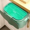 Wall-Mounted Kitchen Compost Bin with Sliding Cover – Perfect for Under-Sink or Cabinet Door Use