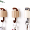 Adorable Squirrel Hook Wall-Mount – Key, Hat, and Accessory Holder with Hidden Squirrel Design
