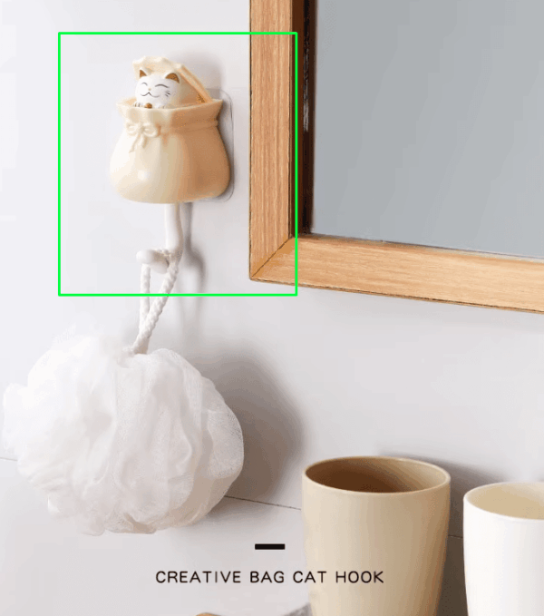 Lucky Cat Wall Hook – Decorative Key Holder & Accessory Hanger for Entryways or Bedrooms